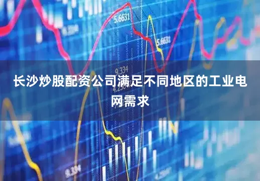 长沙炒股配资公司满足不同地区的工业电网需求